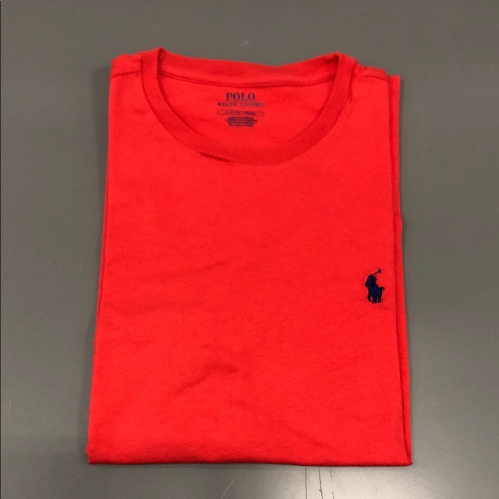 Polo by Ralph Lauren Men's Bright Red Tee